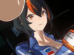 Zhu yuan from zenless zone zero in a fun compilation