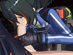 Zhu yuan from zenless zone zero in a fun compilation