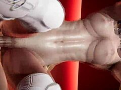 Futa Street Fighter R Mika Battles Chun Li In 3D