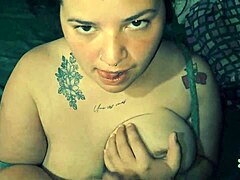 Bbw Gets Cum All Over Her Big Boobs!