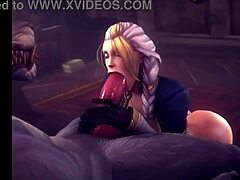 this 3d porn features tyrande jaina alexstrasza and the elves with music