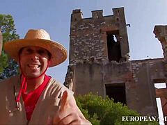 Amateur homemade video featuring enthusiastic participants in casual setting with horny vibes