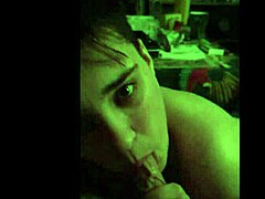 Luna amateur gives intense blowjob with her pierced nipples and tattoos