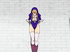 i watch queens blade rebellion ova 02 in hentai nun style