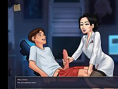 Hey, wanna play a naughty game with your hot brunette teacher?