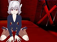 In the hunter hunter hentai, neferpitou and shizuku murasaki engage in intense sex with big tits