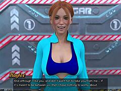 stranded in space, uh, first kiss with redhead haylee tho