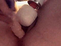 My blindfolded wife submits to me in the mask