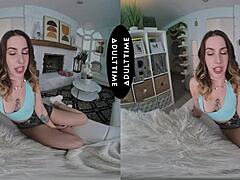 Chanel Camryn Sucks and Rides Kyle Mason's Huge Cock in VR