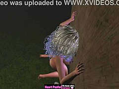 Glory Hole in Cartoon Anime Style