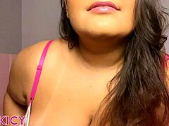 Married woman humiliates her husband who is impotent and obese in a kinky scene