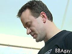 Homosexual dude gives lusty anal lickings