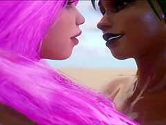 valerie visxen meets maya the bird girl in wild life