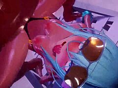 why is konosuba character having sex in bikini?