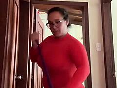 What's my neighbor doing in the bathroom?