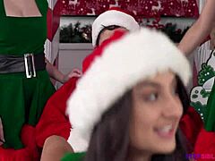 Alicia Williams Blows Monster Cock For Christmas