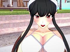 Yor Forger Spies in Bikini Pool Sex!