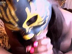 masked slut throat fucked sloppy pov kingcuretv 😈