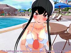 Yor Forger Spies in Bikini Pool Sex!