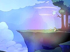 Purah and Paya suck Link's dick in anime style