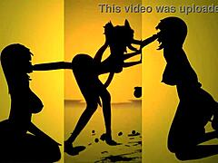 Black and Sparkle are dominant in cowgirl position in this adult cartoon