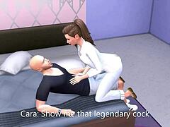 behind the scenes at porno casting, got rough riding in sims 4 animation!