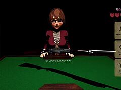 एक्स रूलेट 3 हॉट कार्टून बेब टेबल पर वाइल्ड कम ब्लास्ट ले रही