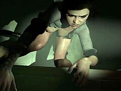 ellie sucking a huge cock in last of us hentai 😍