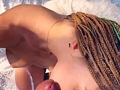How's This Blonde in Fishnets Taking It Ass to Mouth? - Mia Bandini