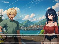 Hell Yeah, Hentai Game Ep 3 Teases Boyfriend with Voyeur Play!