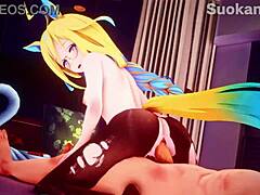 Uma Musume Blowjob and Cowgirl Riding with Creampie and Squirting!