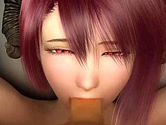 Redhead Blowjob in Demonic 3D Cartoon Thrills Me