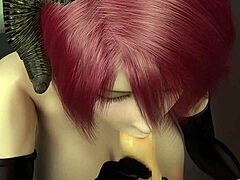 Redhead Blowjob in Demonic 3D Cartoon Thrills Me