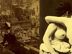 Vintage Erotic Animation with Retro Cartoon Style Scenes