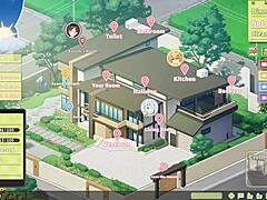 Caught my boss masturbating to my giant cock in summer clover harem 😏