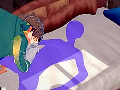 Konosuba Yaoi - Kazuma Sucks Cock with Cum in Mouth.