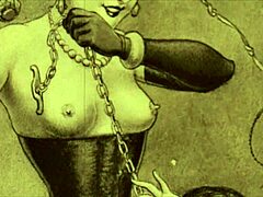 What secrets hide in these vintage erotic sketches?