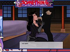 I can't beleive the blowjob scne with the blonde maid and big cock in this anime hentai part 145, it's so intense!