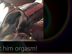 Chastity Guide Begins with Teasing and Denial for Caged Husband in BDSM Play
