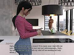 Chubby babe fingering her perfect pussy in bathroom with sexy 3D cartoon outfit