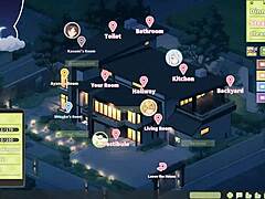 Summer Clover in harem hentai BDSM session with footjob