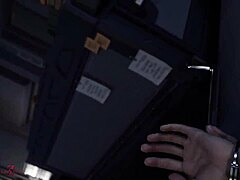 ada wong infected by d-virus in cartoon parody