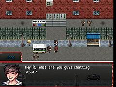 harem in another world game episode 1 seducing the redhead girl