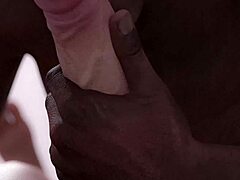 Black Man Sucks Big White Dick with Intense Emotion