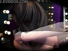 In fashion business, employee shows ass to her boss in episode 1 scene 86