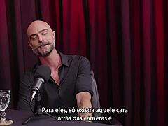 Wow, check this Brazilian anal casting with Reco Romanello and wild crowd action!