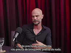 Wow, check this Brazilian anal casting with Reco Romanello and wild crowd action!