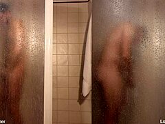 Friends showering after wild gay fun, so hot! 🚿