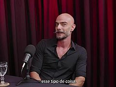 Wow, check this Brazilian anal casting with Reco Romanello and wild crowd action!