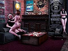 hey, wanna see wild striptease and pussy licking in fashion business gameplay?